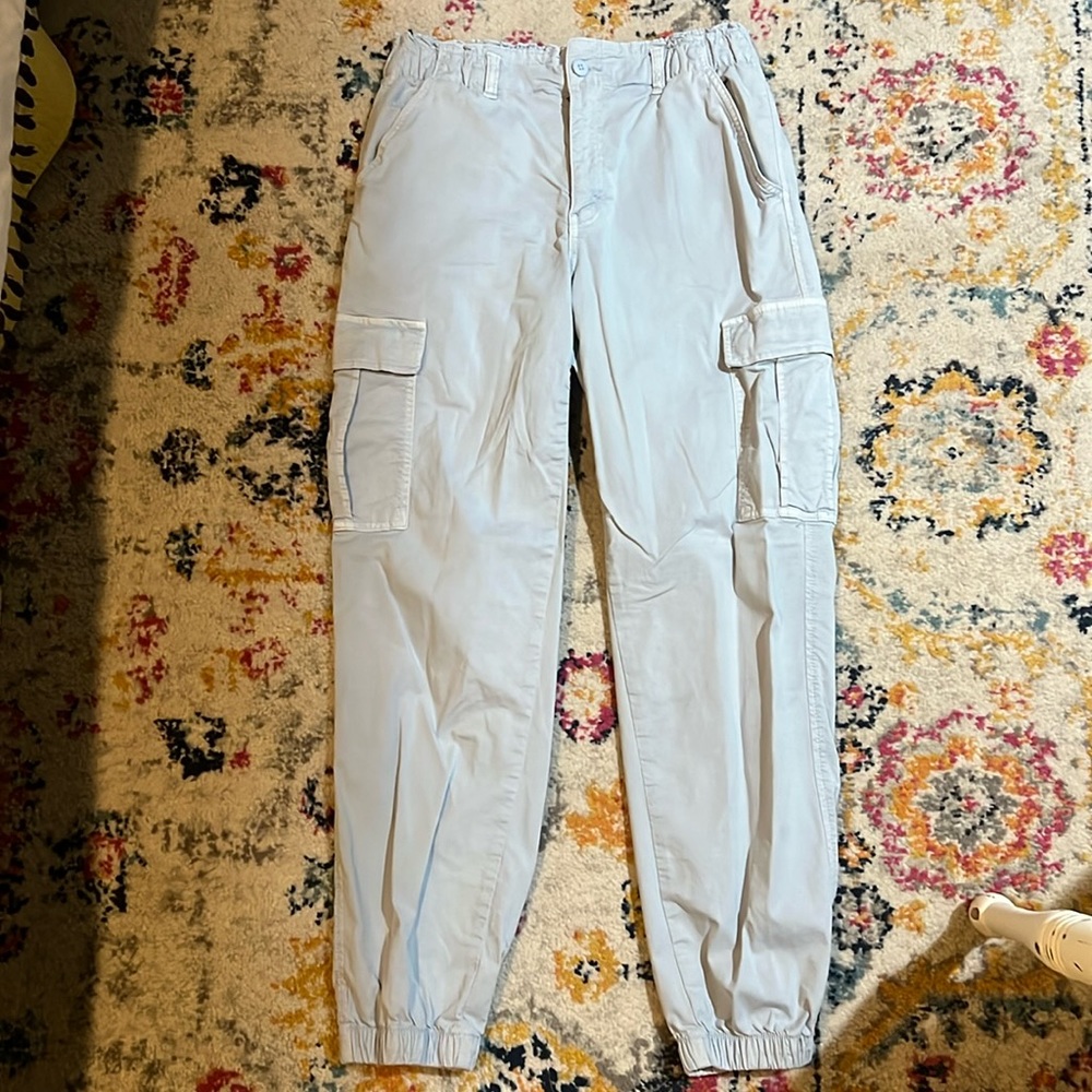 American Eagle Light Blue Cargo Pants